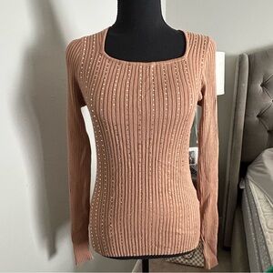 I-N-C Embellished Knit Sweaterer